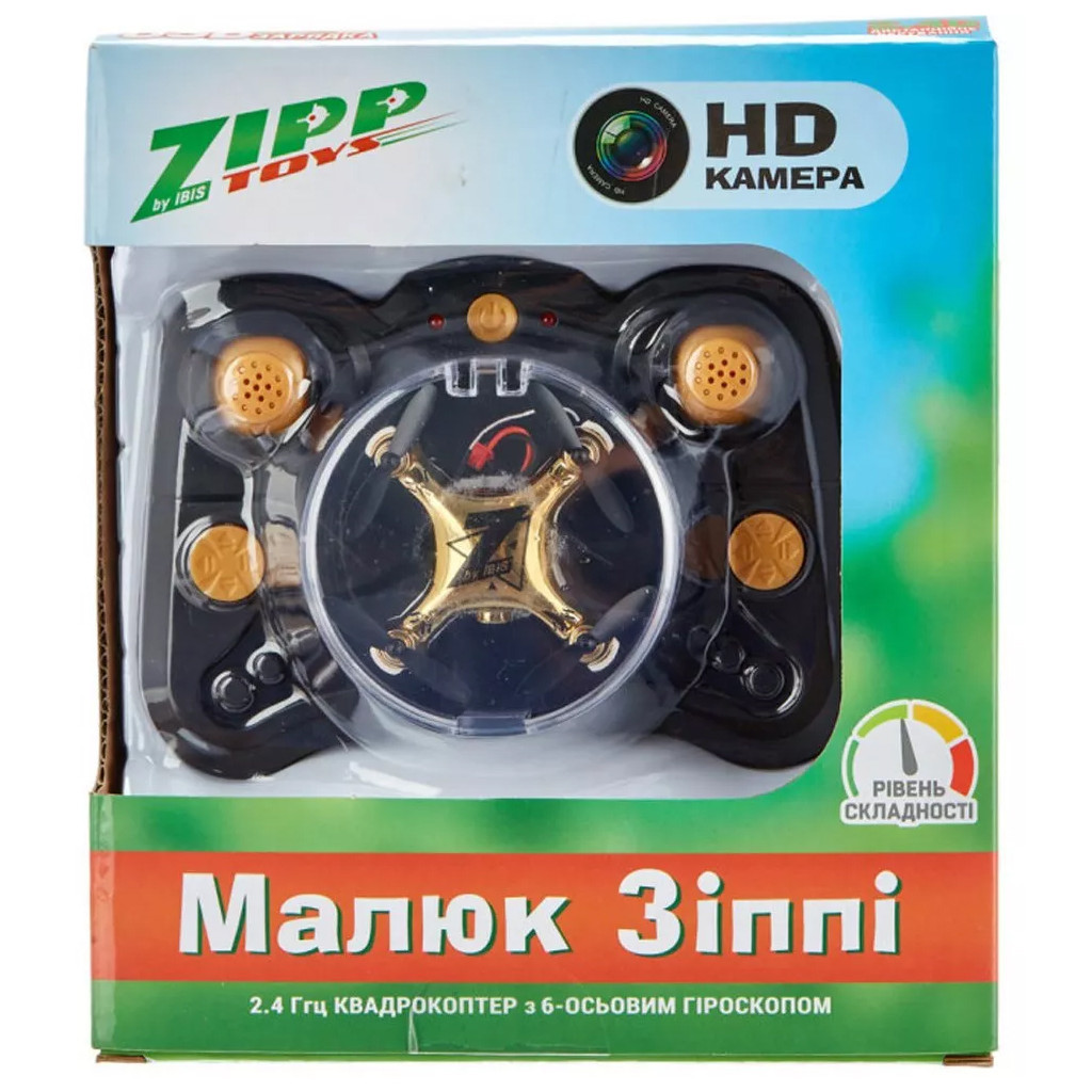 Радіокерована іграшка ZIPP Toys Квадрокоптер з камерою Малюк Zippi з дод. акумулятором, золо (CF922 gold) - зображення 7