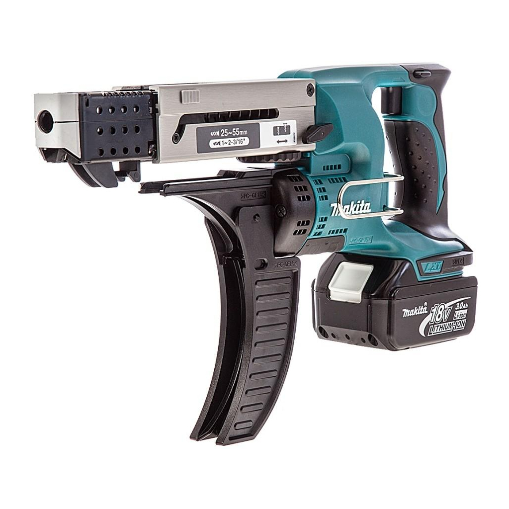 Шуруповерт Makita магазинний з автоматичною подачею + кейс (DFR550RFE) - зображення 2