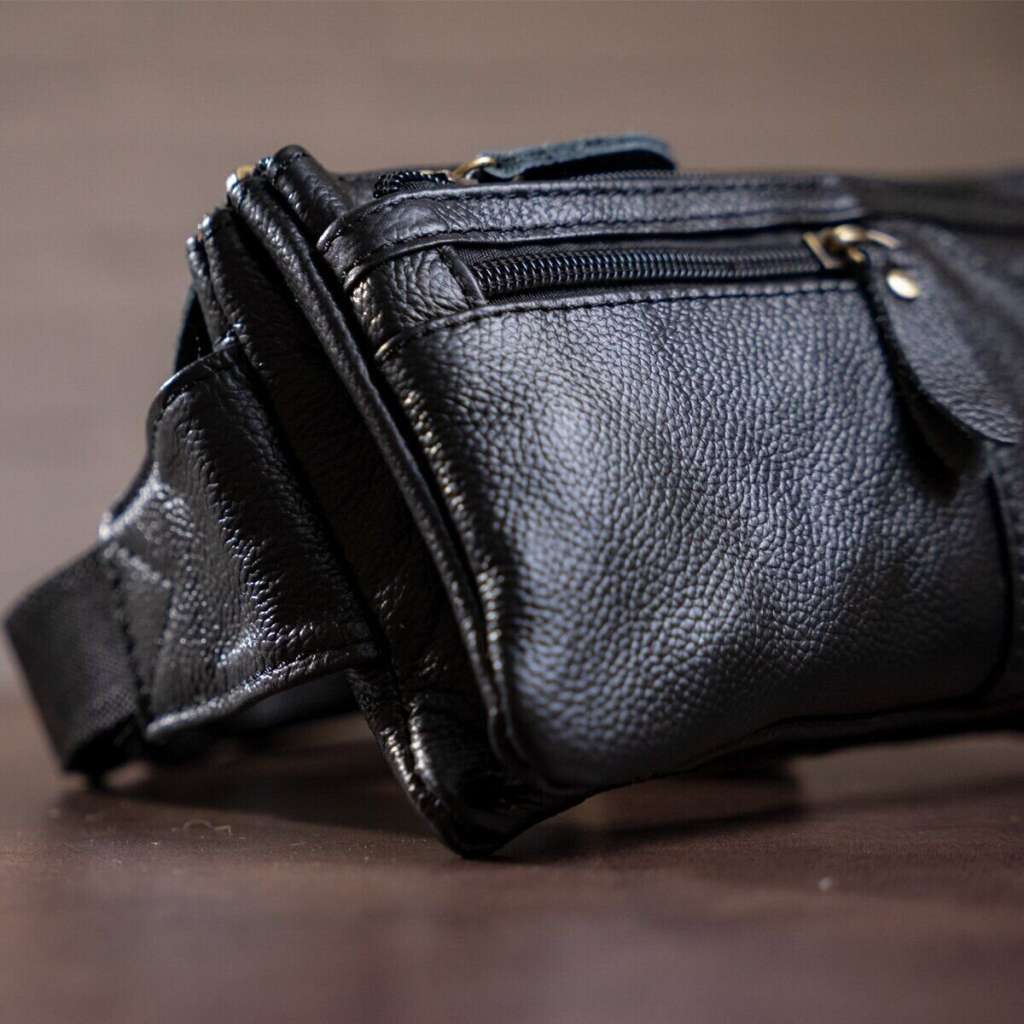 Сумка Vintage На пояс Чорна (14735) - зображення 7