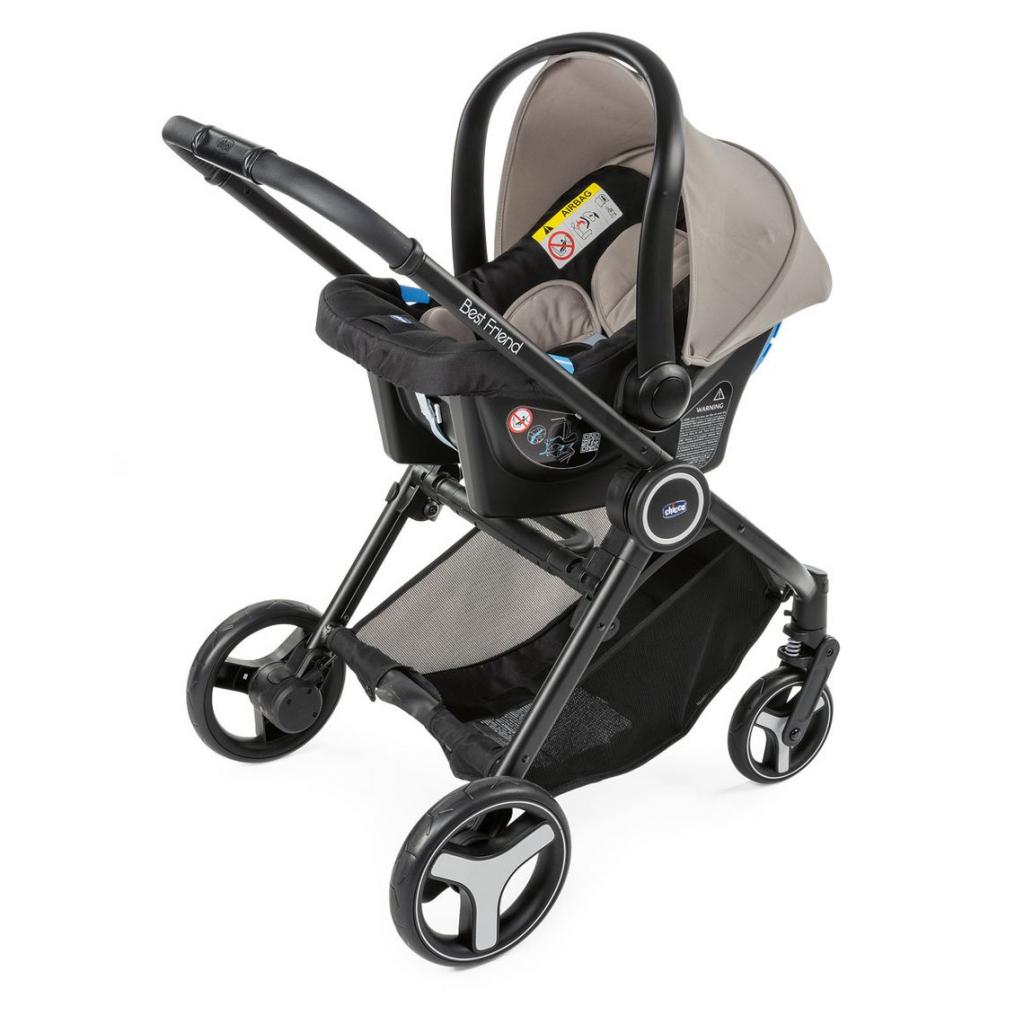 Коляска Chicco 3 в 1 Trio Best Friend+ Light Бежева (79421.76) - зображення 5