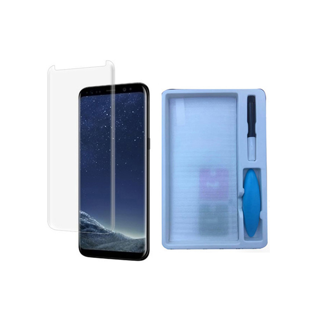 Скло захисне PowerPlant OnePlus 7T Pro (liquid glue + UF-lamp) (GL607914) - зображення 4