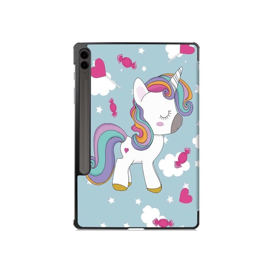 Чохол до планшета BeCover Smart Case Samsung Tab S9 Plus (SM-X810/SM-X816)/S9 FE Plus (SM-X610/SM-X616) 12.4" Unicorn (710385) - зображення 4