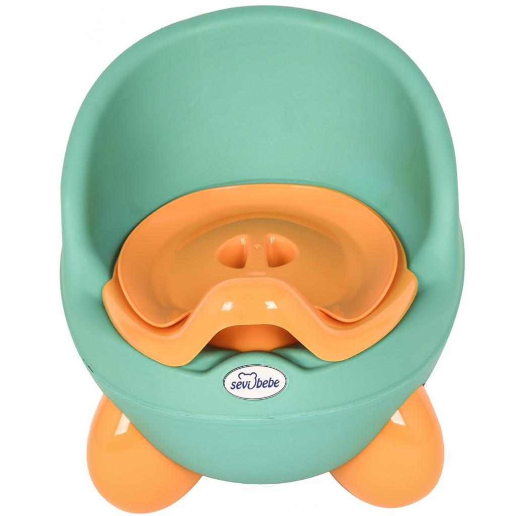 Горщик Sevi Bebe стільчик 66 Бірюзовий (8692241030667) - зображення 2