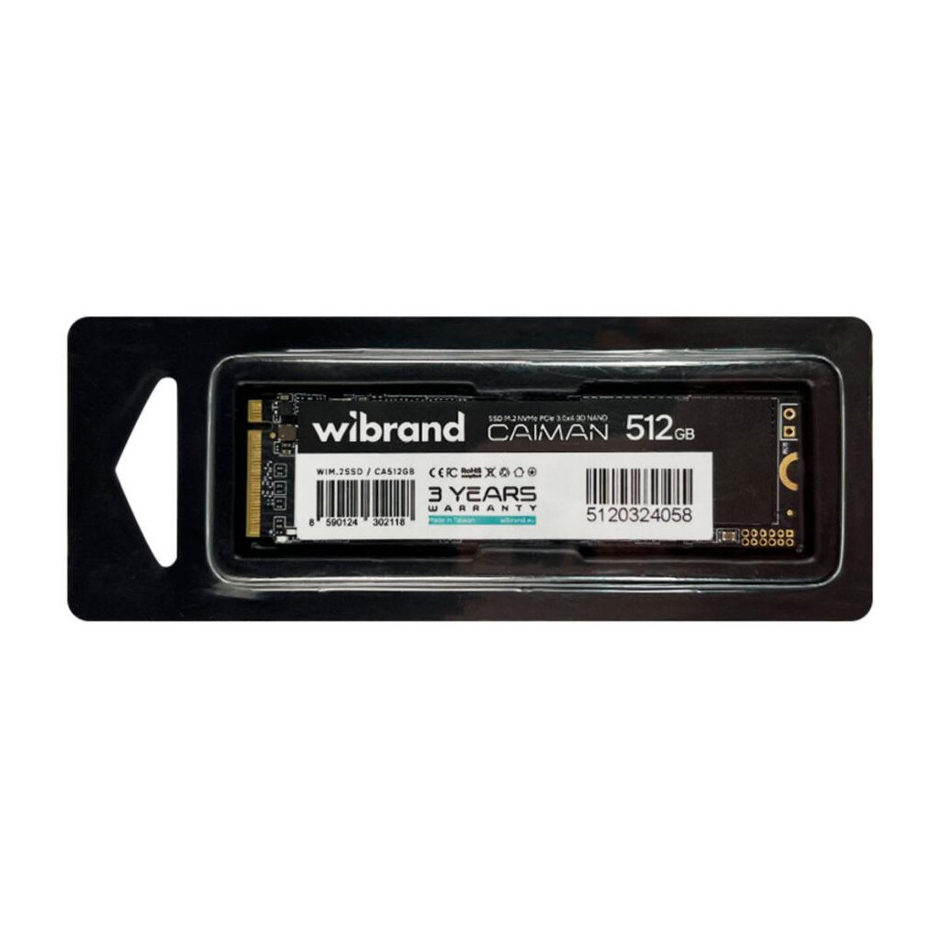 Накопичувач SSD M.2 2280 512GB Caiman Wibrand (WIM.2SSD/CA512GB) - зображення 3