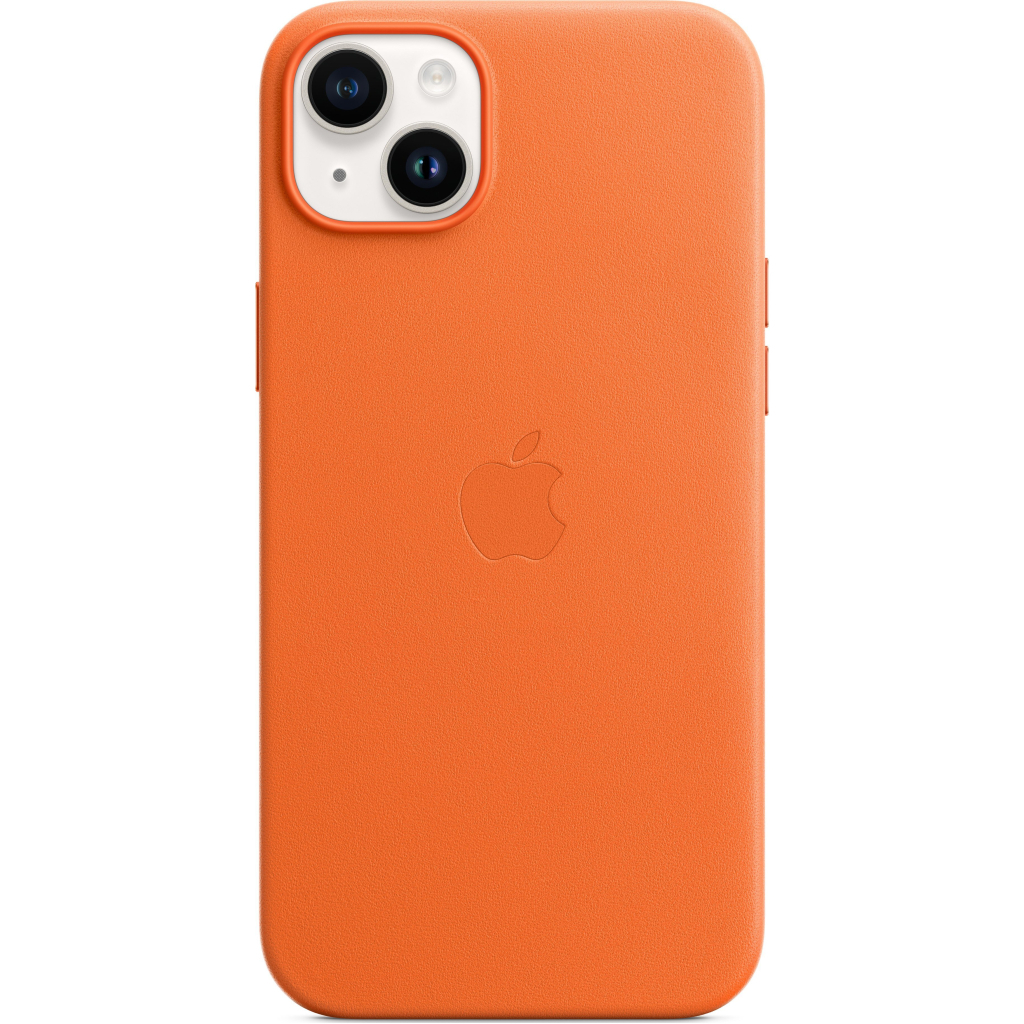 Чохол до мобільного телефона Apple iPhone 14 Plus Leather Case with MagSafe - Orange,Model A2907 (MPPF3ZE/A) - зображення 1