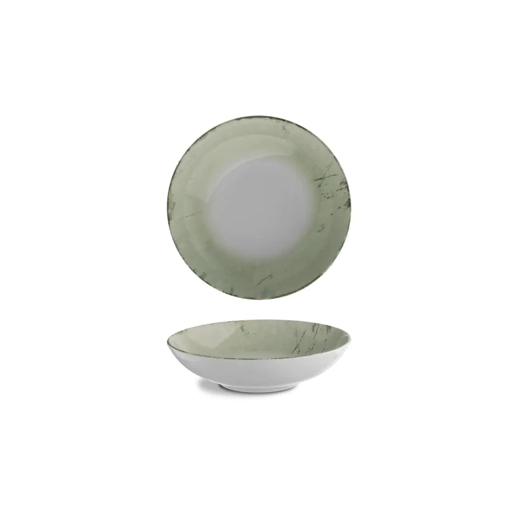 Тарілка G.Benedikt Isabelle глибока 22 см Stone Green (ISC1922-K0010) - зображення 1