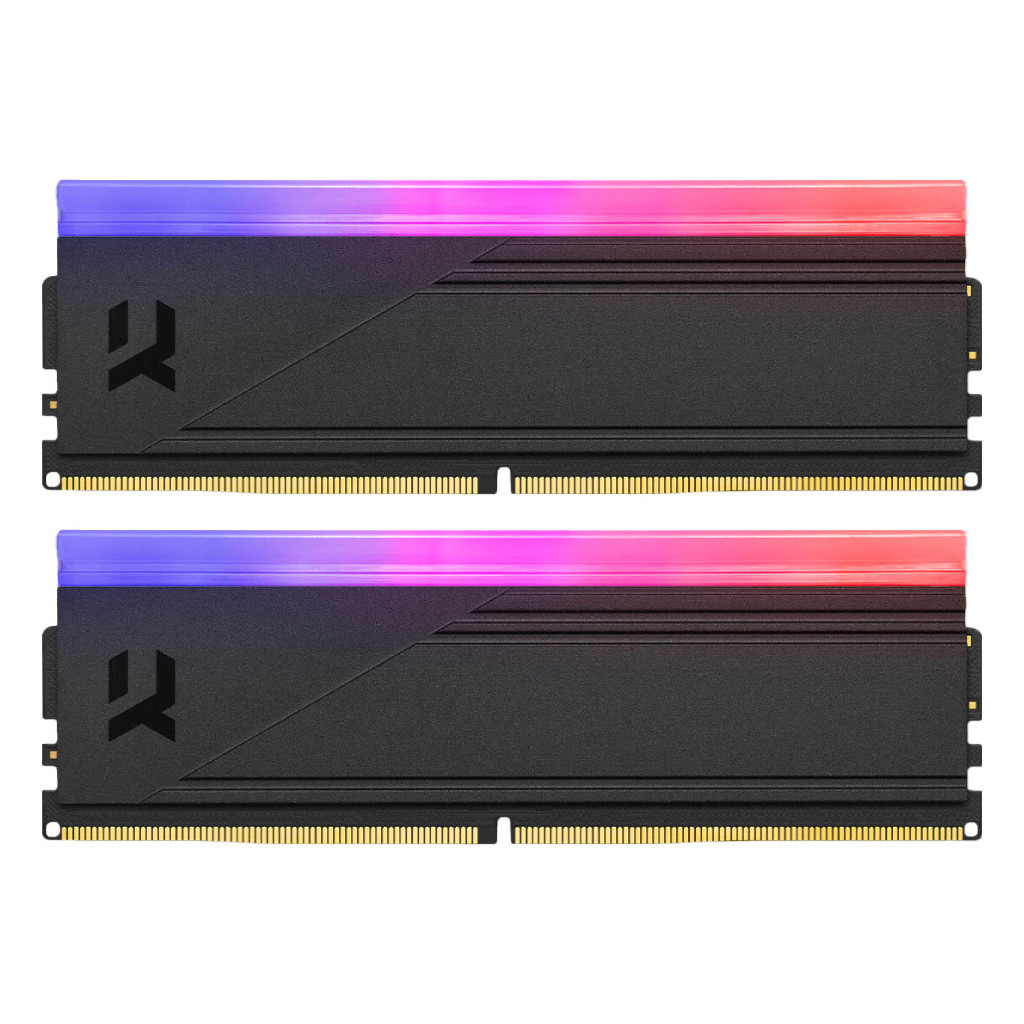 Модуль пам'яті для комп'ютера DDR5 32GB (2x16GB) 5600 MHz IRDM RGB Black Goodram (IRG-56D5L30S/32GDC) - зображення 1