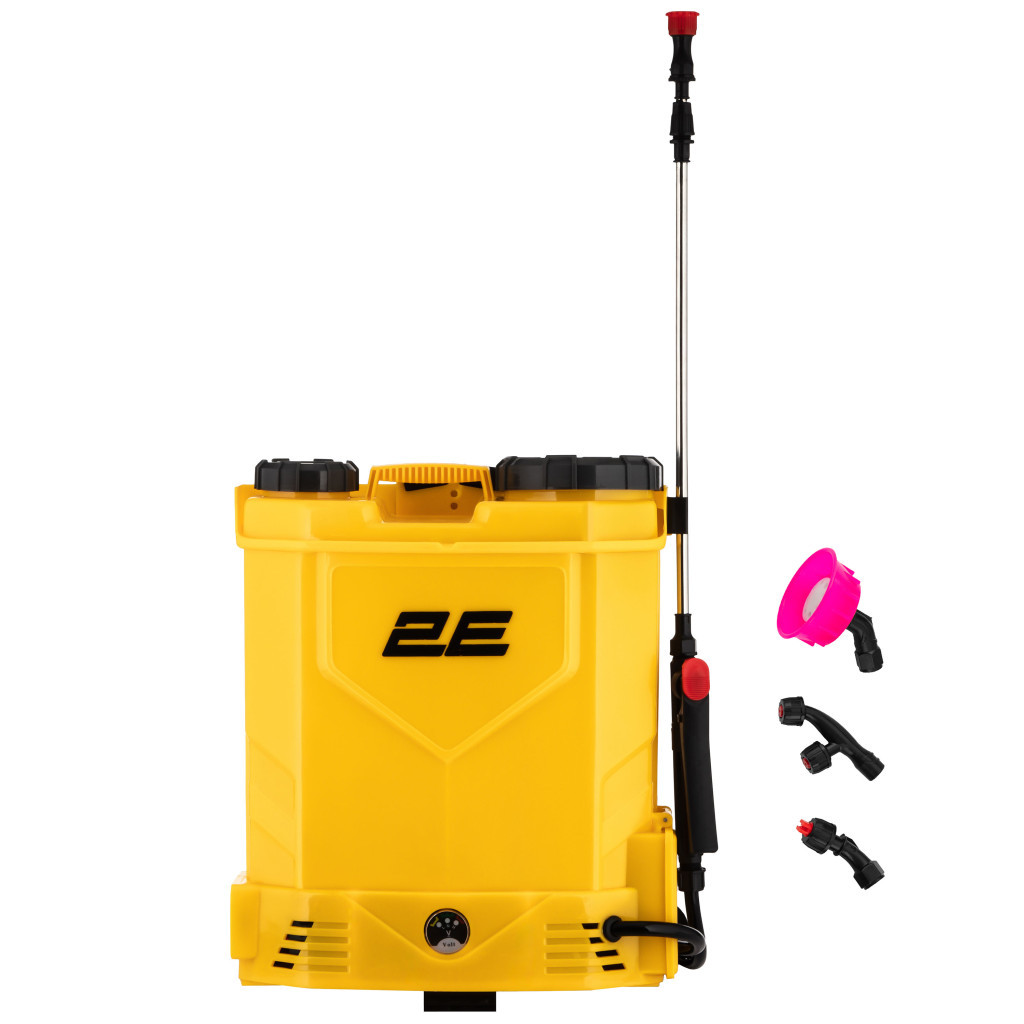 Обприскувач 2E AquaSpray 12LR 12л, 12В, 1х8Ah, 4.5бар, 2.9л/хв, 4.5кг, вольтметр (2E-12LBS) - зображення 10