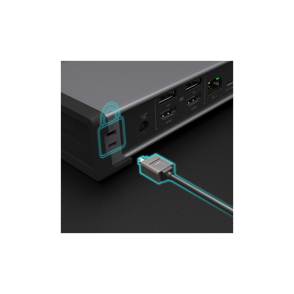 Порт-реплікатор J5create Dock-Station USB-C 15-in-1 (HDMI/DP/PD/USB-A/USB-C/LAN/картридер/audio) (JTD568-EN) - зображення 7