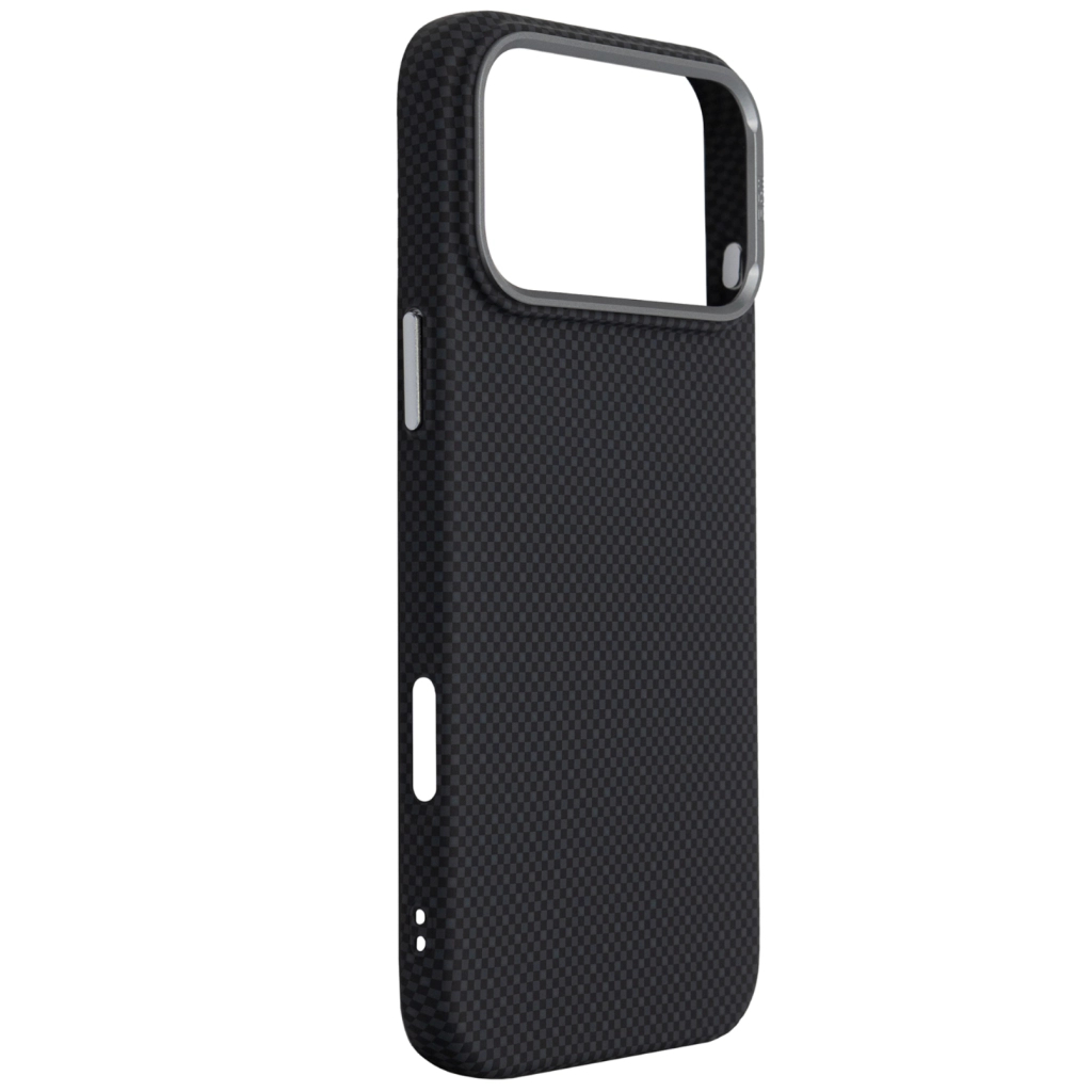 Чохол до мобільного телефона Armorstandart LikeCarbon2 MagCase Apple iPhone 17 Pro Max Kevlar Black (ARM88377) - зображення 3