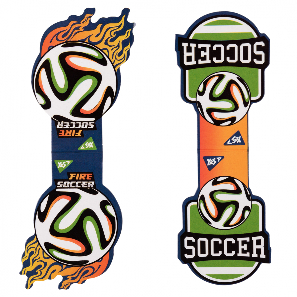 Закладки для книг Yes магнітні Football, 2шт (708111) - зображення 3