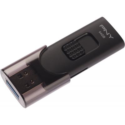 USB флеш накопичувач PNY flash 64GB OTG Duo-Link For Android Black USB 3.0 (FD64GOTGX30K-EF) - зображення 1