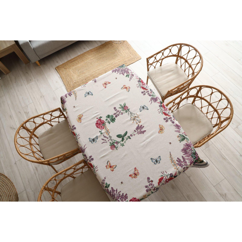 Скатертина Прованс Лавандове поле 130х140 (026018) - зображення 5