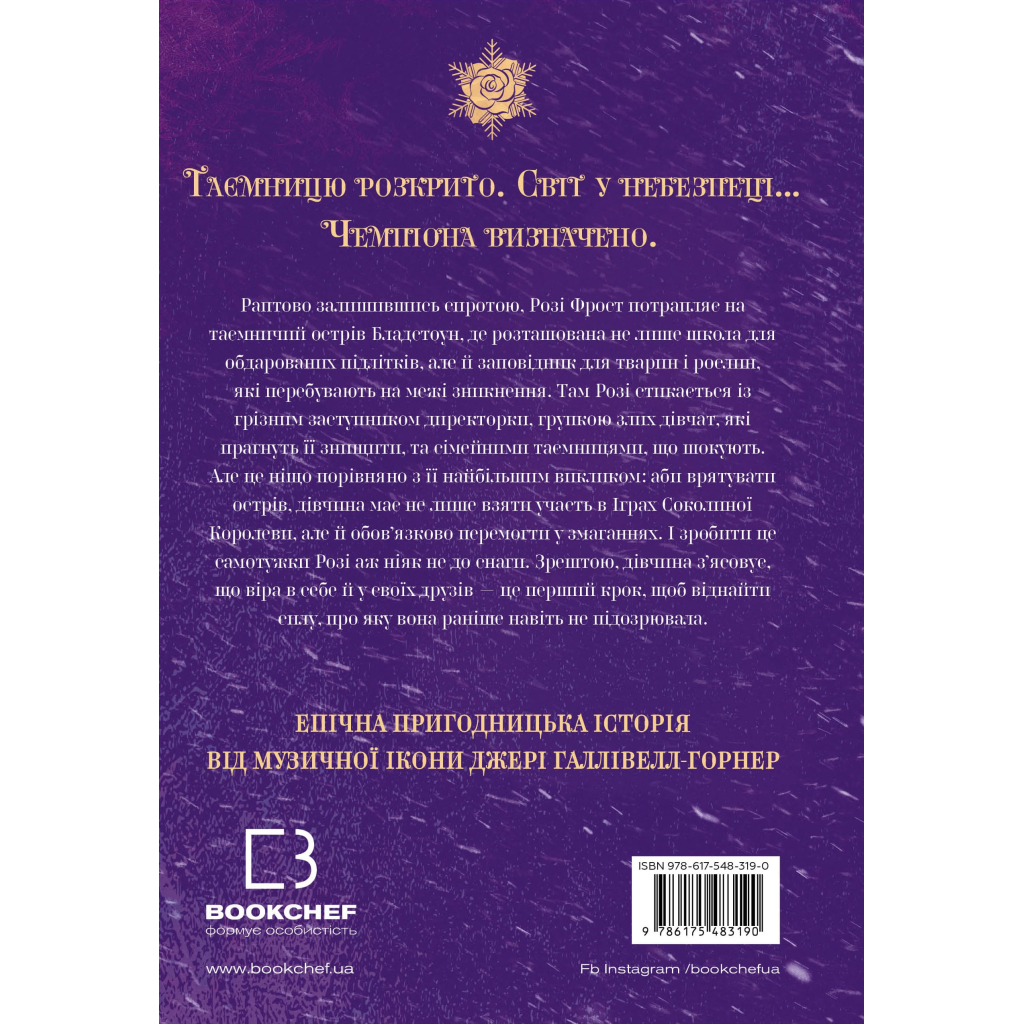 Книга Розі Фрост і Соколина Королева - Джері Галлівелл-Горнер BookChef (9786175483190) - зображення 3