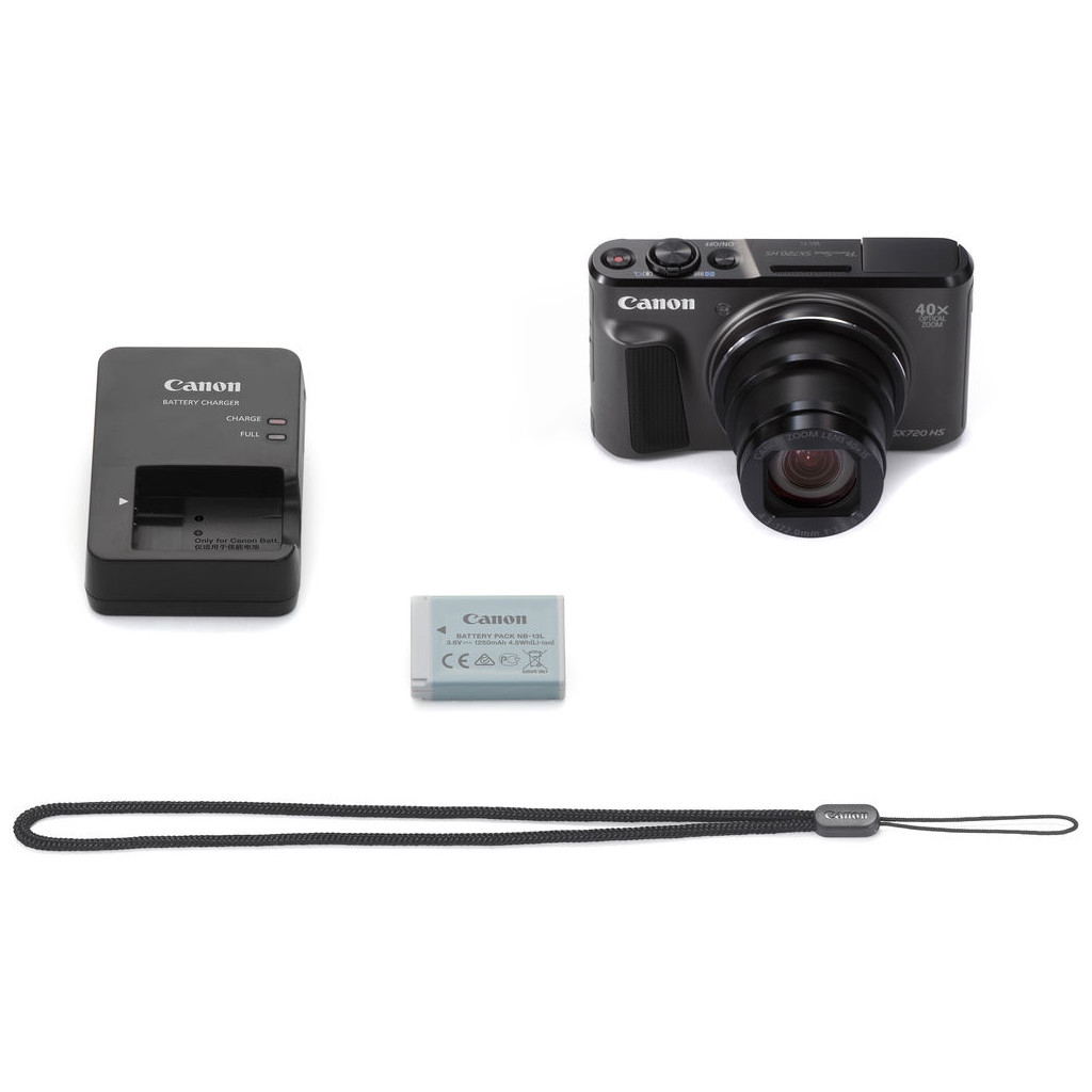 Цифровий фотоапарат Canon PowerShot SX720HS Black (1070C015AA) - зображення 12