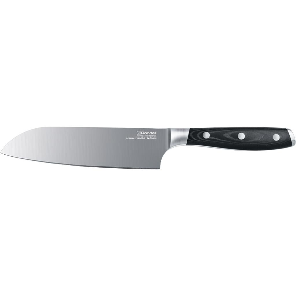 Кухонний ніж Rondell Falkata Santoku 14 см (RD-328) - зображення 1
