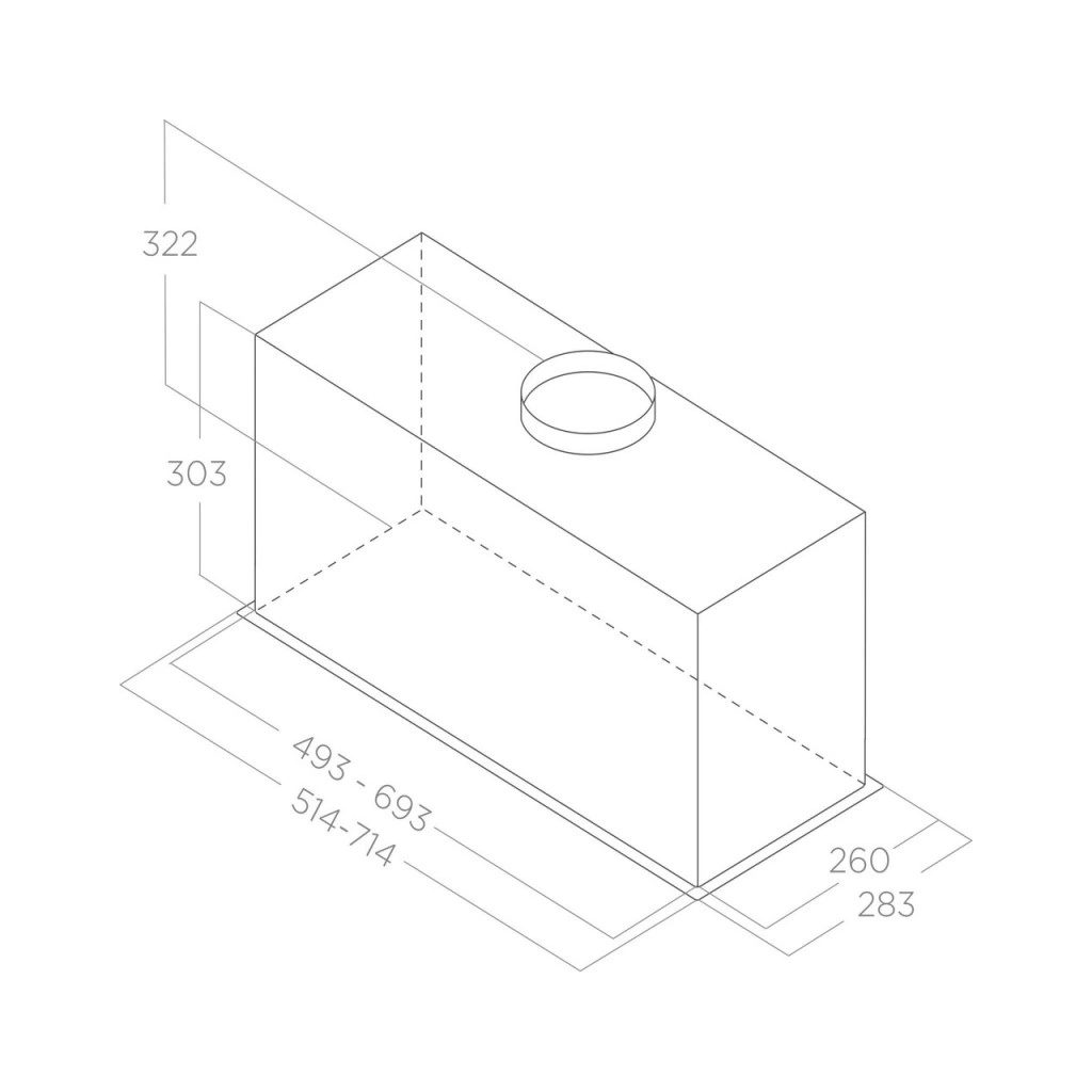 Витяжка кухонна Elica LANE SENSOR BLMAT/A/72 - зображення 3