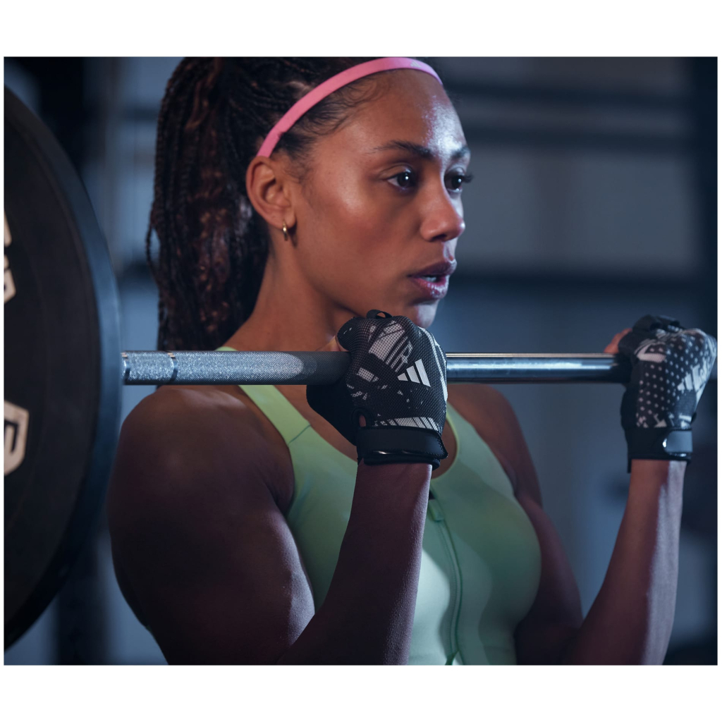 Рукавички для фітнесу Adidas Essential Training Gloves ADGB-15002AB чорний, сірий M (885652026956) - зображення 7