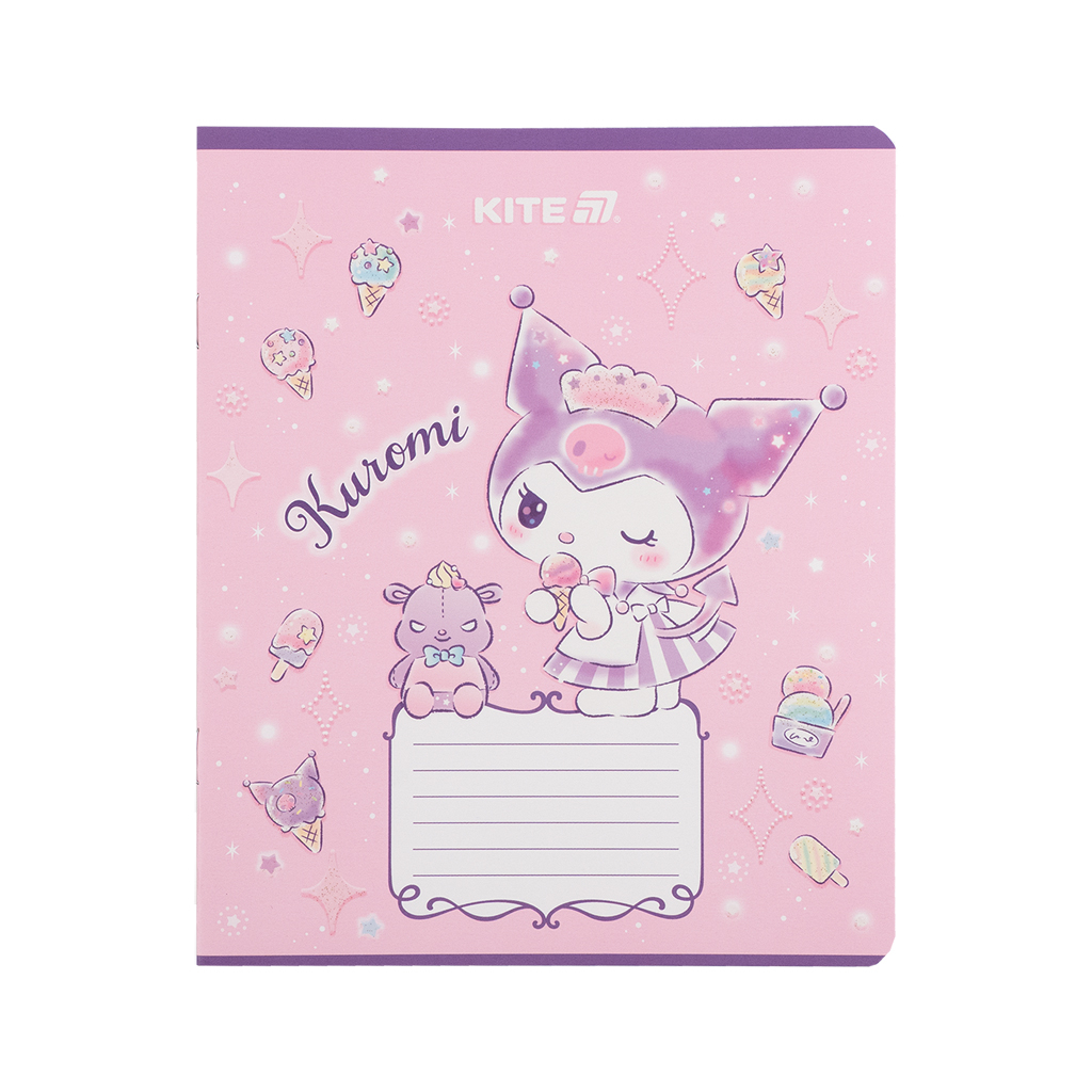 Зошит Kite Kuromi, 12 аркушів, клітинка (HK25-232-3) - зображення 10