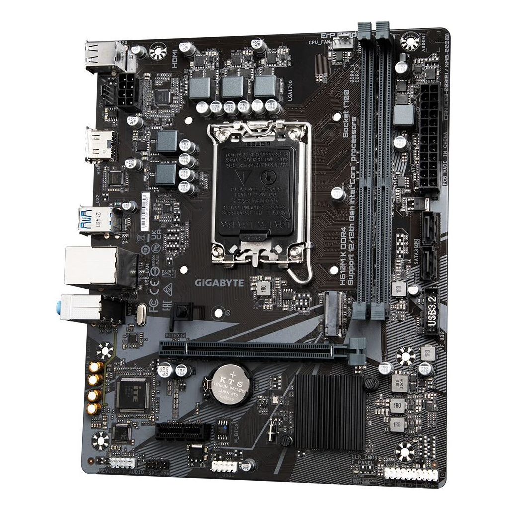 Материнська плата GIGABYTE H610M K DDR4 - зображення 2