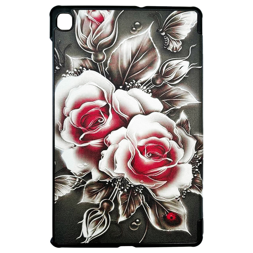 Чохол до планшета BeCover Smart Case Samsung Tab S6 Lite (2024) 10.4" P620/P625/P627 Black Rose (711286) - зображення 2