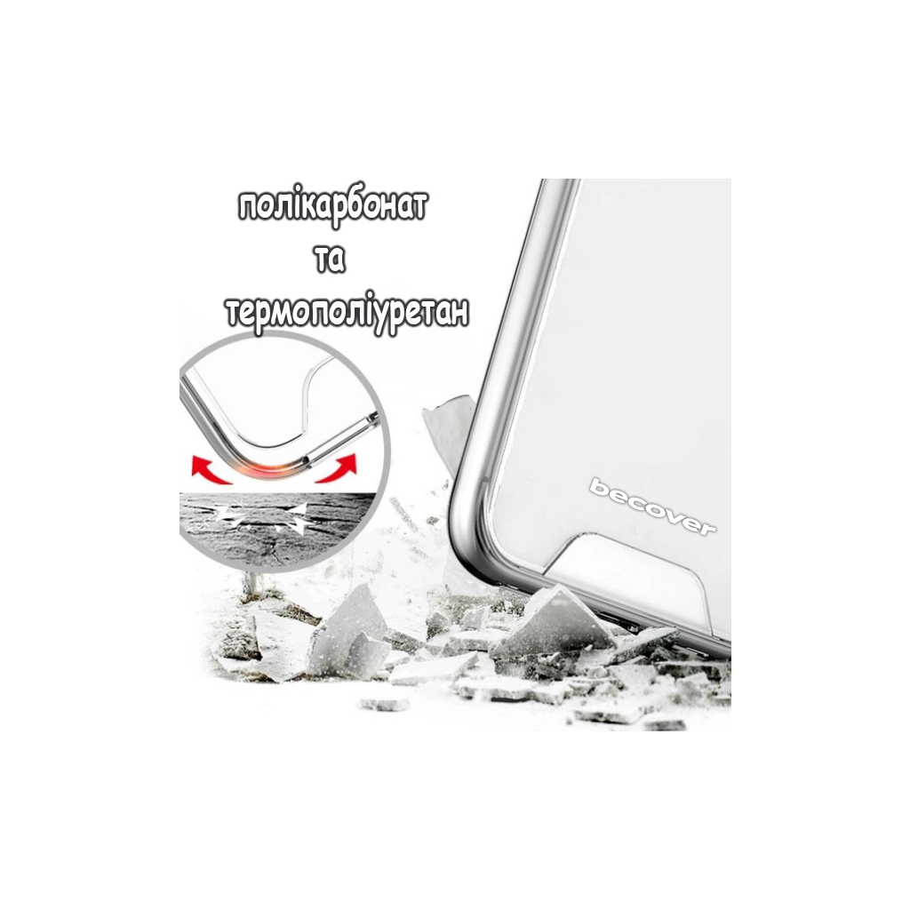 Чохол до мобільного телефона BeCover Space Case Apple iPhone 15 Plus Transparancy (709937) - зображення 5