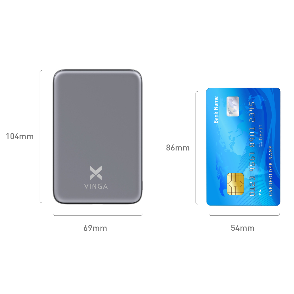 Батарея універсальна Vinga 5000 mAh 20W/15W Wireless (VPBB520WL) - picture 5