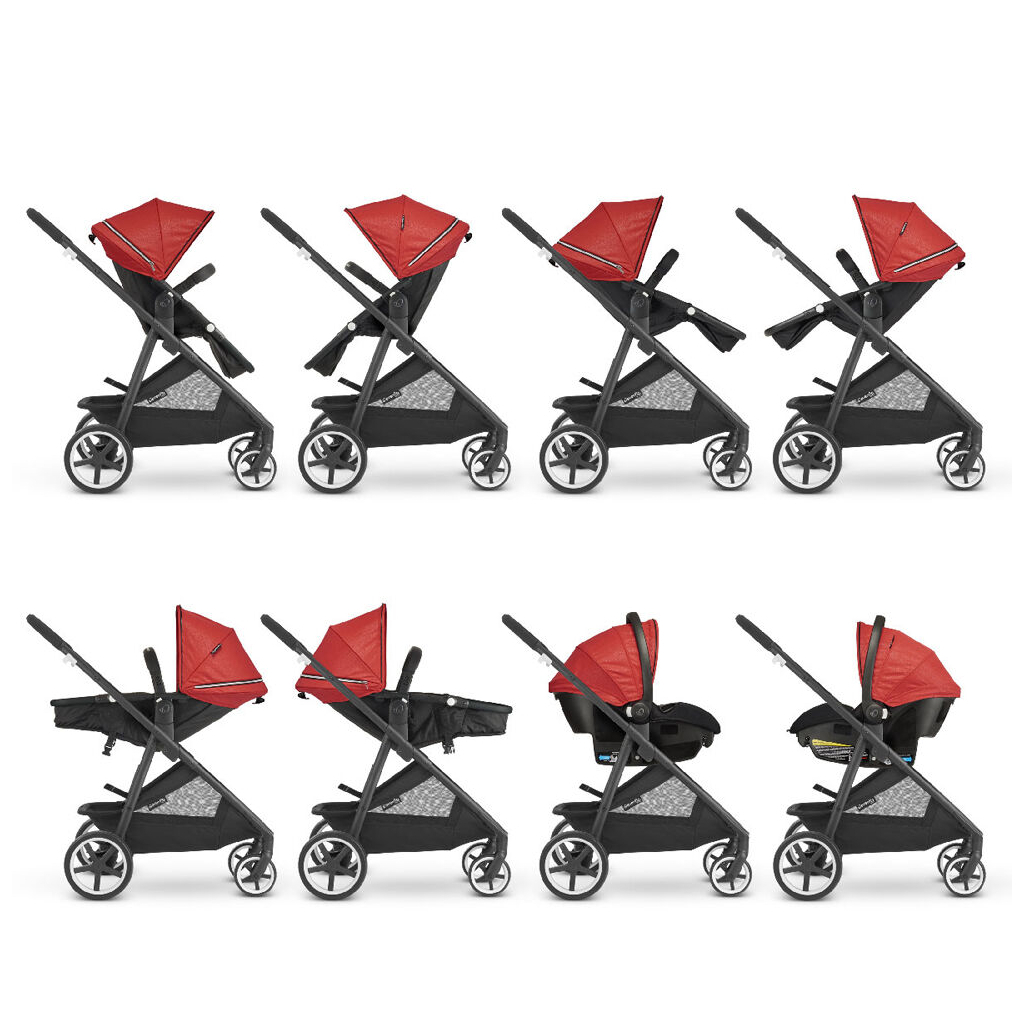 Коляска Evenflo Shyft Gol - Garnet (6910806231055/6910806230058) - зображення 5