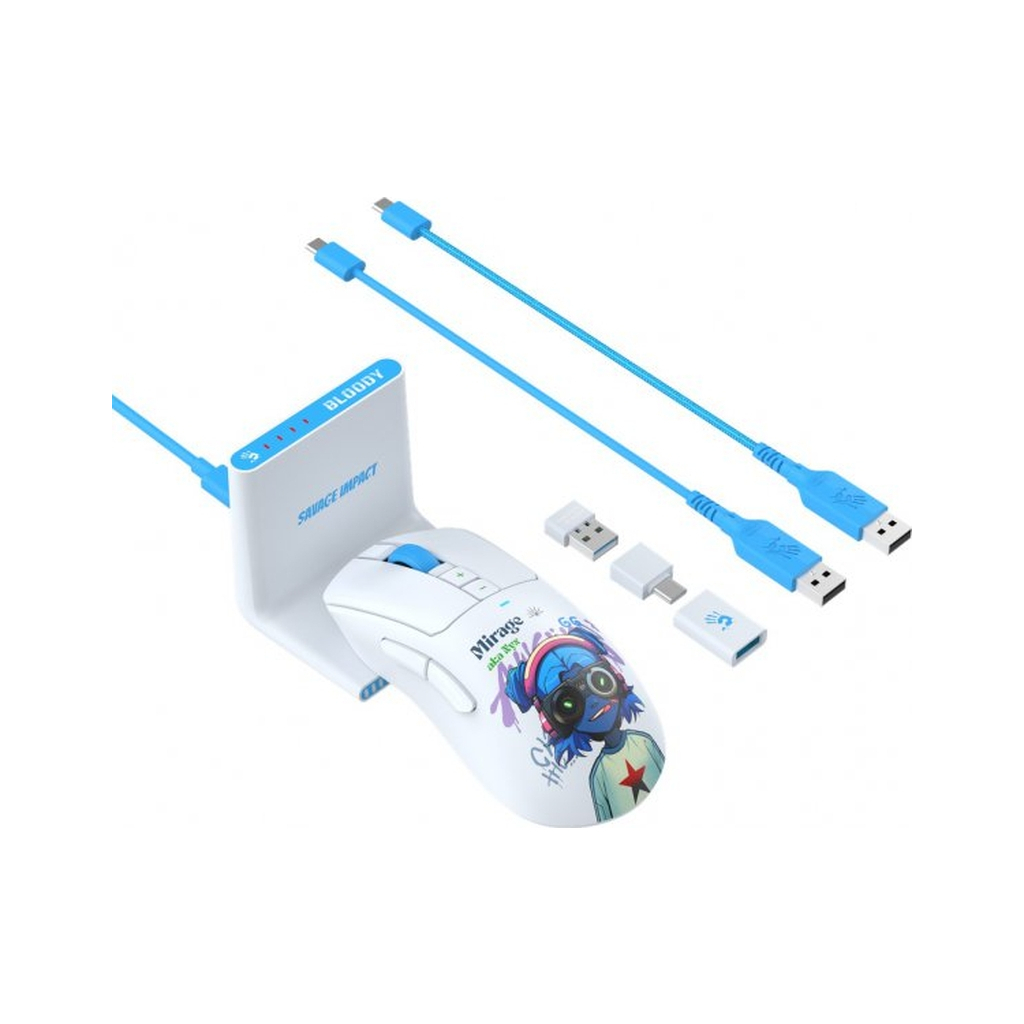 Мишка A4Tech Bloody R73 Ultra Duo Wireless Nyx Mirage (4711421002363) - зображення 11