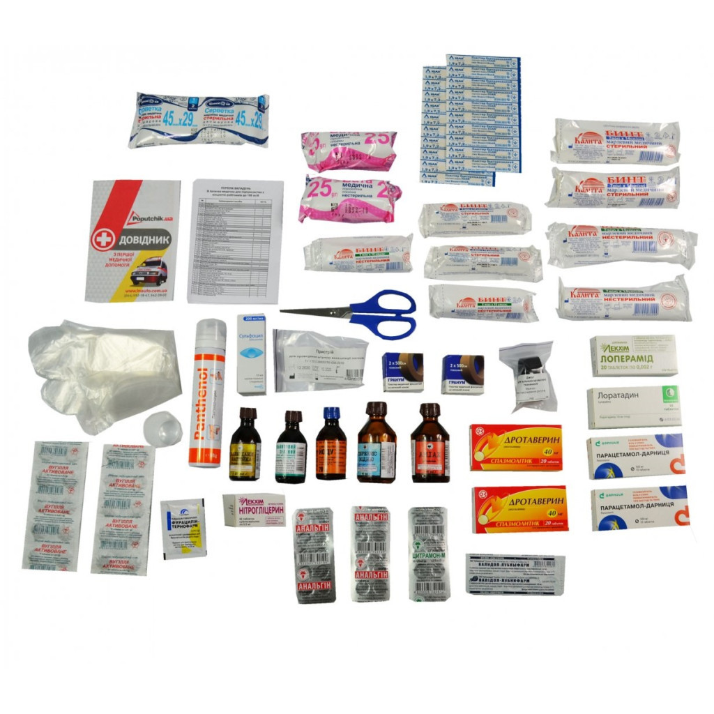 Автомобільна аптечка Poputchik 02-036-М - picture 3