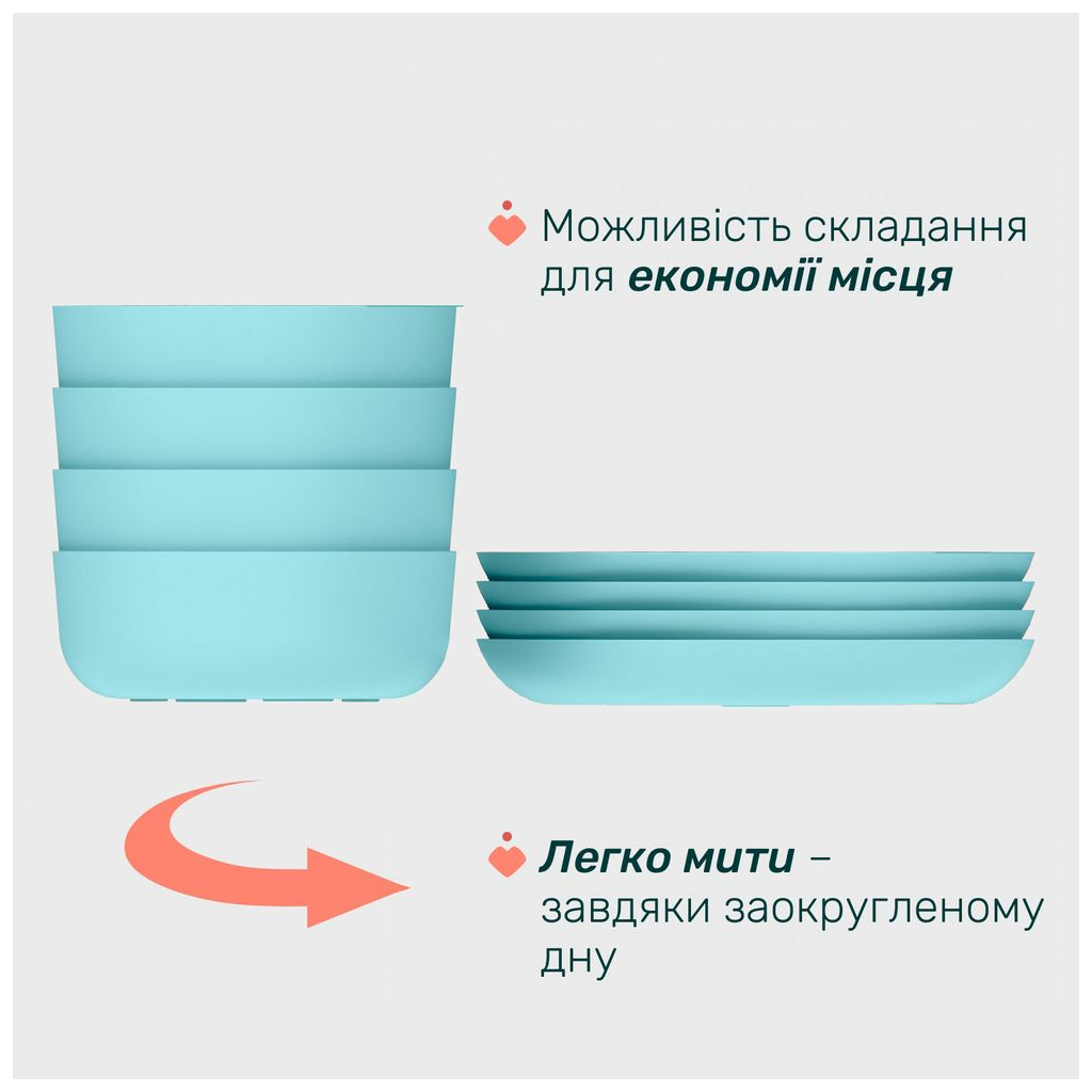 Набір дитячого посуду Chicco Set Pappa 12 м+ Блакитний (16201.25) - зображення 3