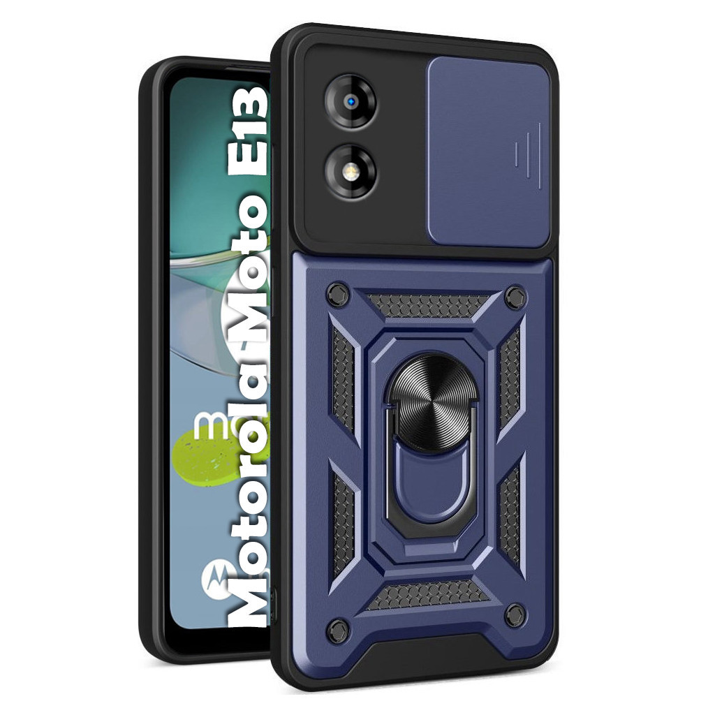 Чохол до мобільного телефона BeCover Military Motorola Moto E13 Blue (709102) - зображення 1