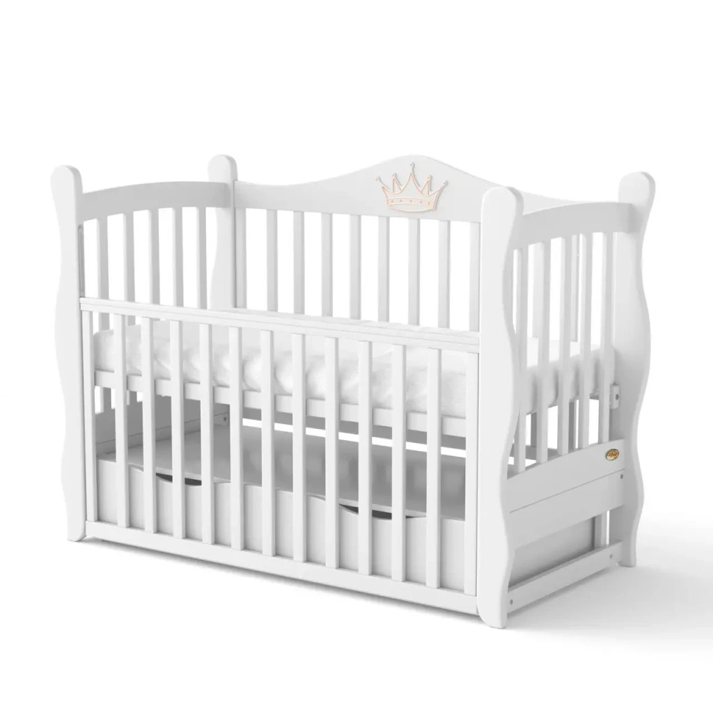 Ліжечко Angelo Angelo LUX- 10 (білий) 120х60 (11028) - зображення 3