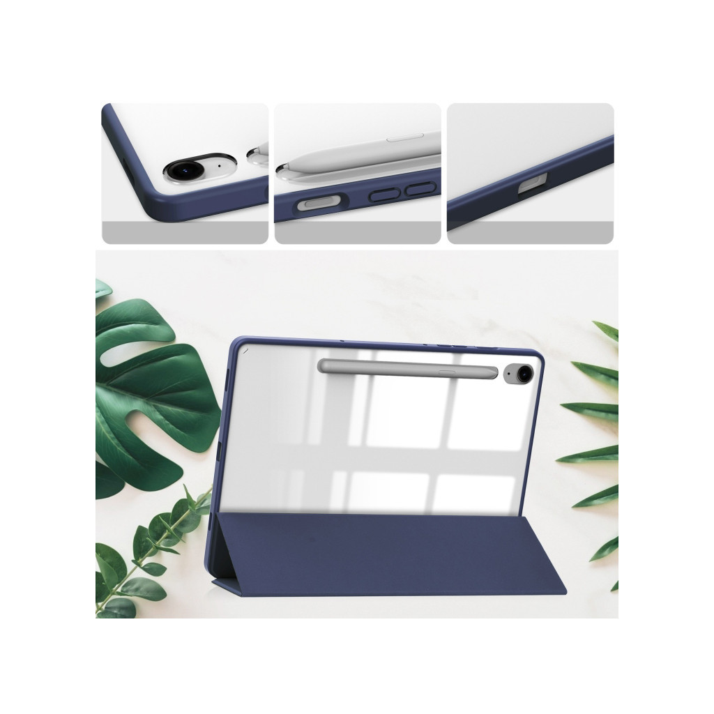 Чохол до планшета BeCover Soft Edge stylus holder Samsung Tab S9 (SM-X710/SM-X716)/S9 FE (SM-X510/SM-X516B) 11.0" Deep Blu (710439) - зображення 4
