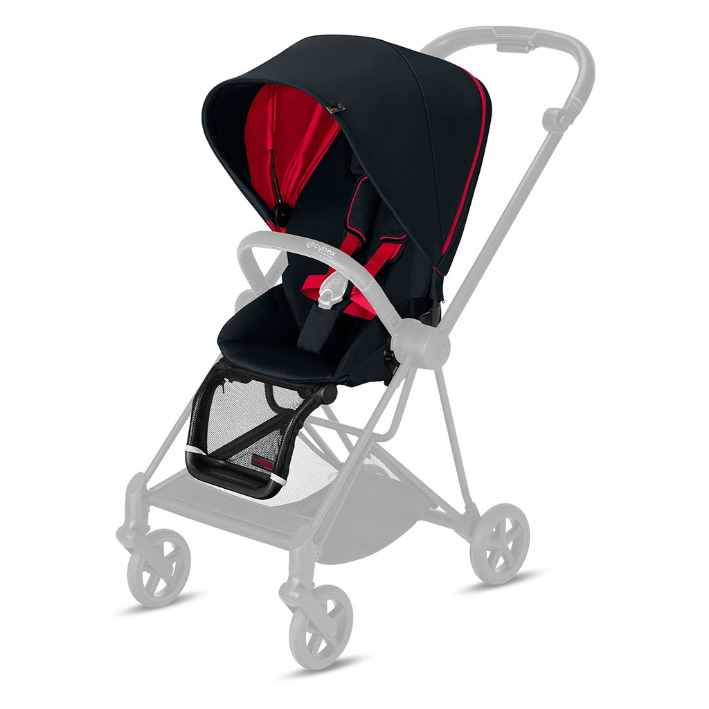 Набір текстилю для коляски Cybex Mios Ferrari Victory Black (519002719) - зображення 1