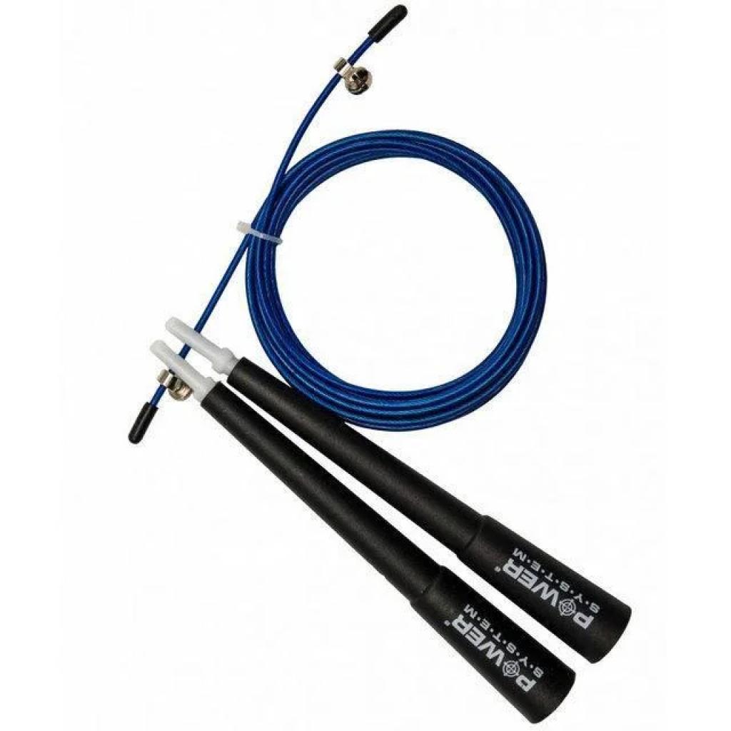 Скакалка Power System Ultra Speed Rope PS-4033 Blue (PS-4033_Black-Blue) - зображення 1