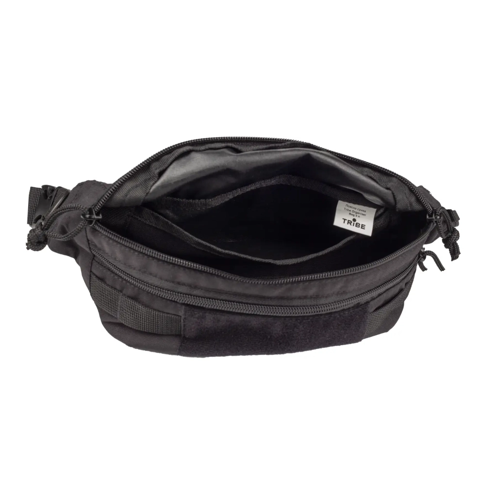 Сумка-бананка Tribe Organiser Bag Velcro 3 L Black (T-ID-0004-black) - зображення 8