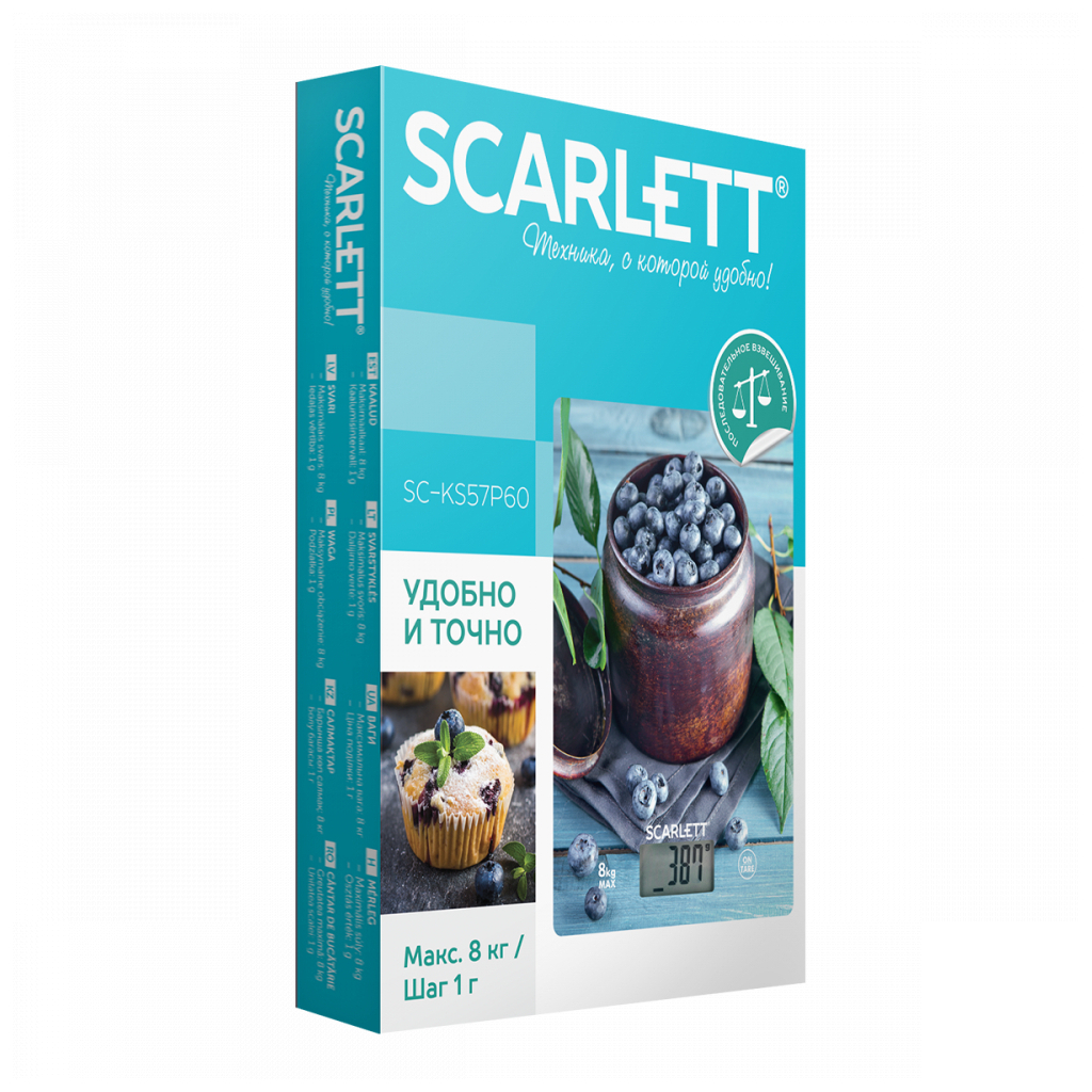 Ваги кухонні Scarlett SC-KS57P60 - зображення 2