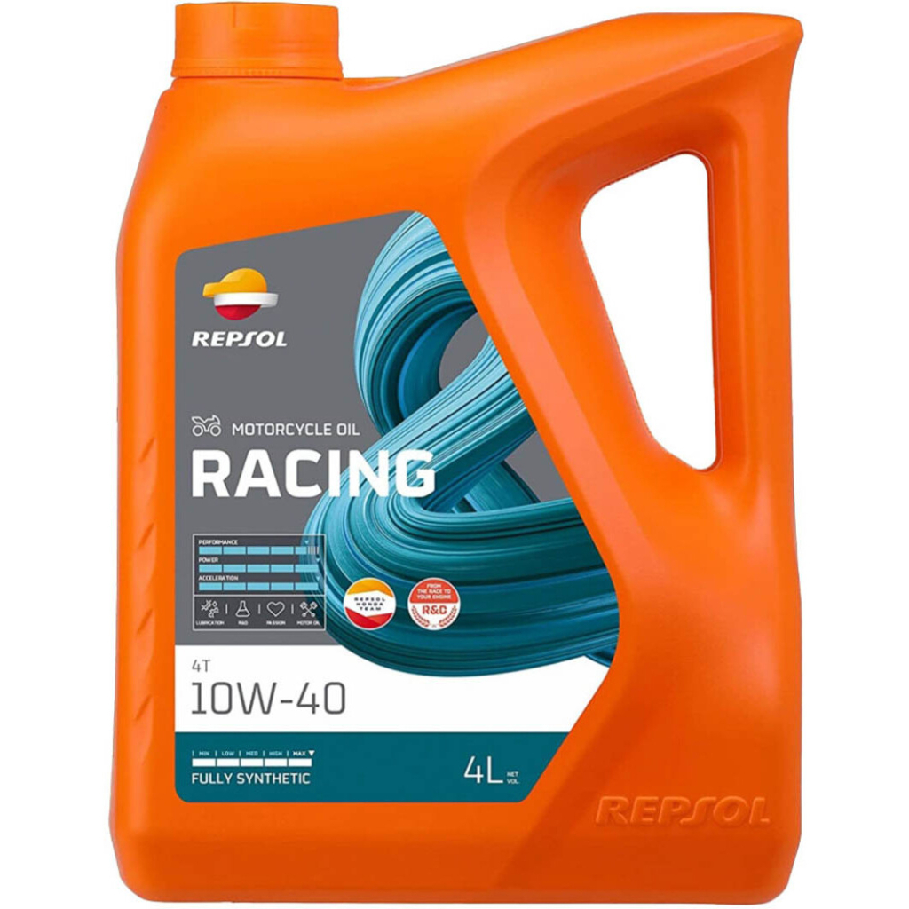Моторна олива REPSOL RACING 4T 10W-40 4л (RPP2000MGB) - изображение 1