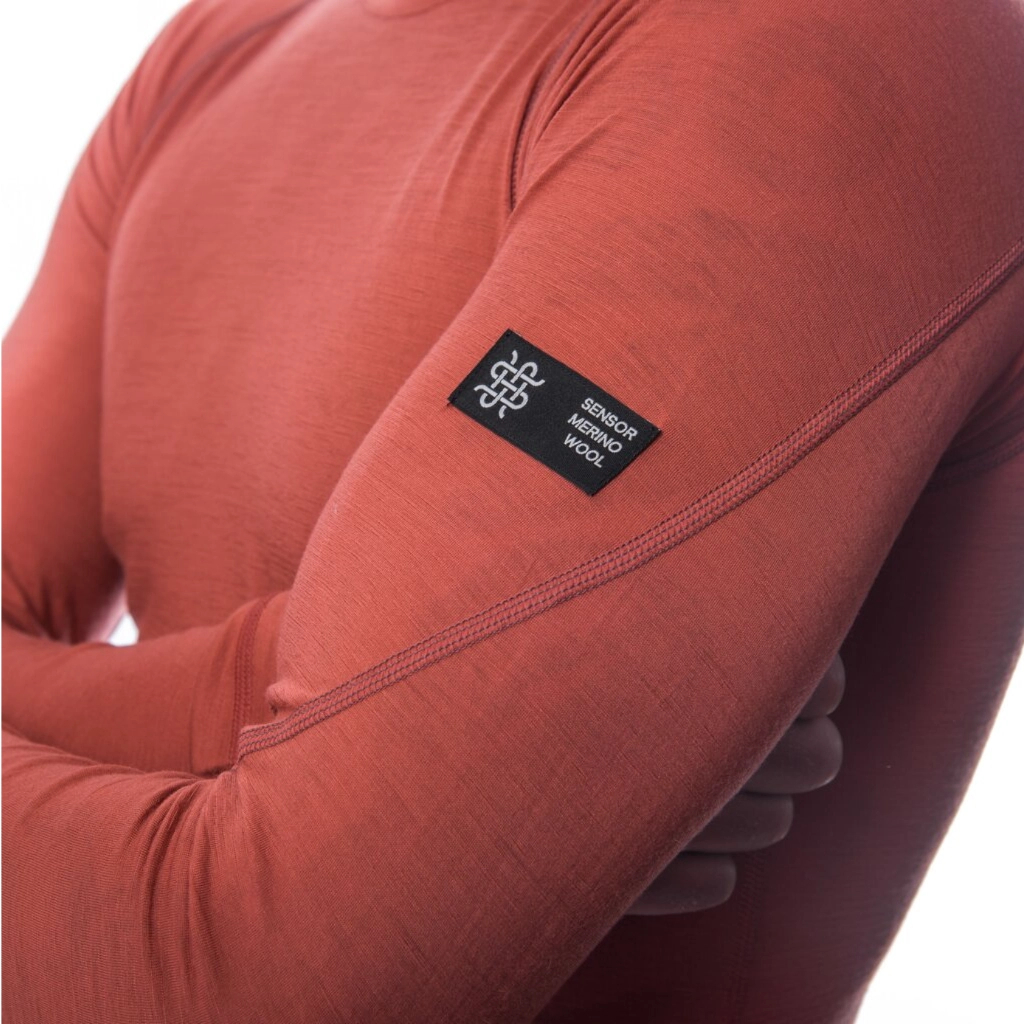 Термокофта Sensor Merino Active LS 23200037, SM11MA-terracotta-L (SM11MA-terracotta-L) - зображення 5