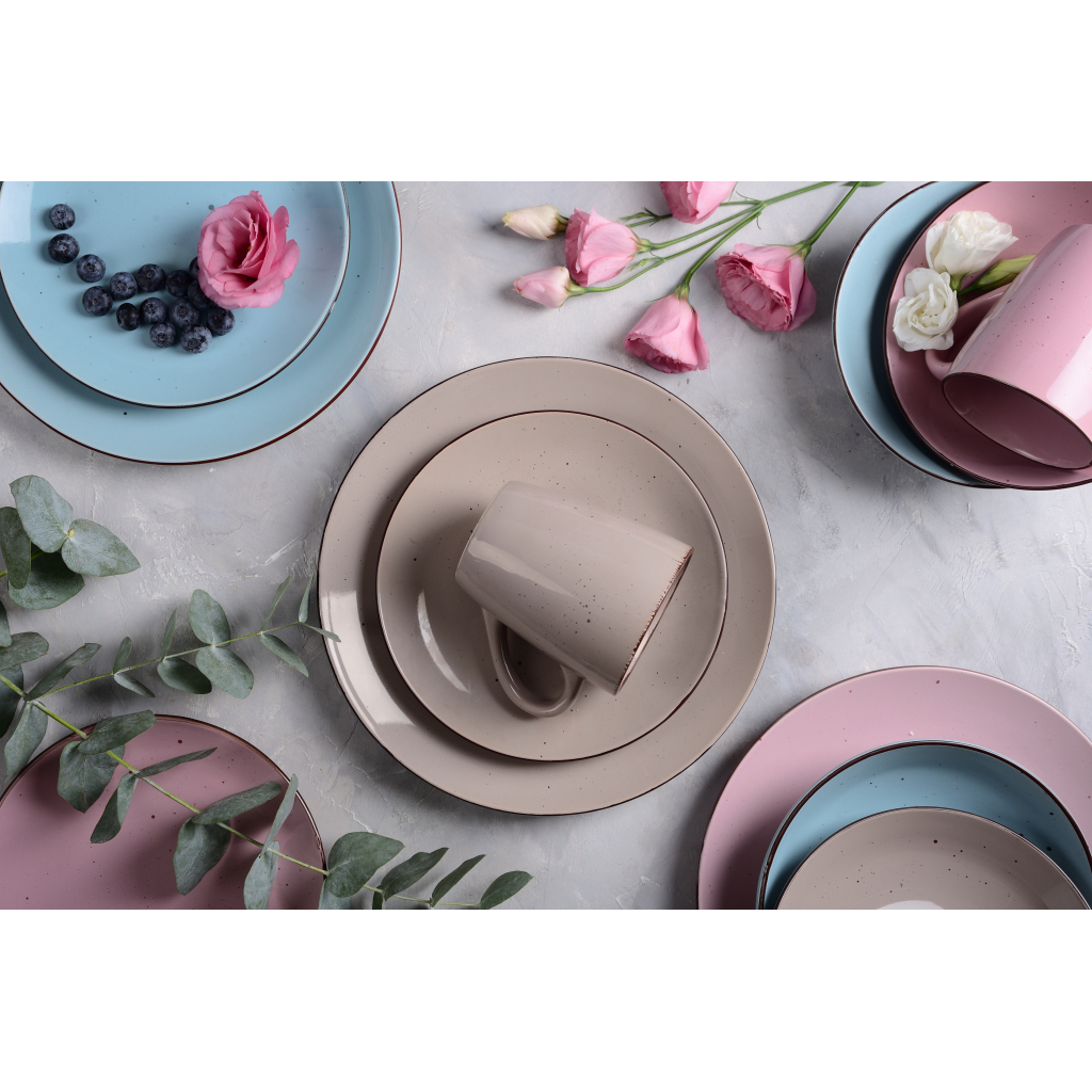 Тарілка Limited Edition Terra 26.7см Обідня Мокка (YF6001-1) - зображення 4