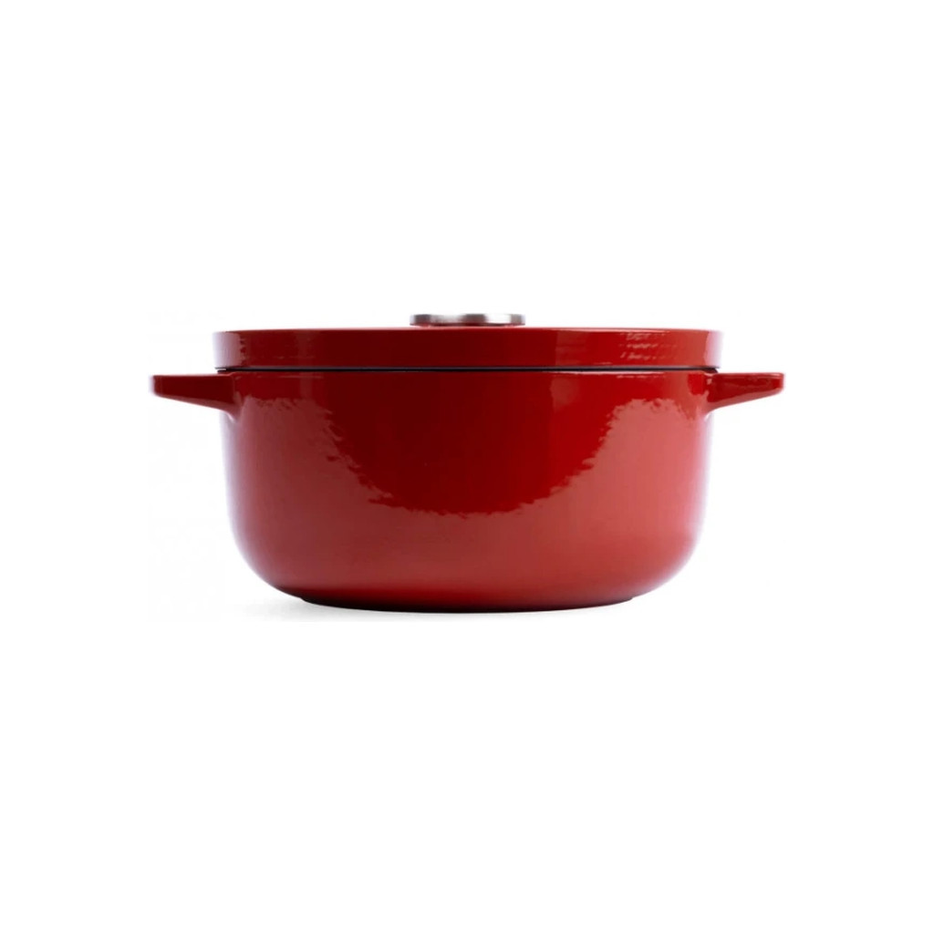 Каструля KitchenAid чавунна з кришкою 3,3 л Червона (CC006057-001) - зображення 2