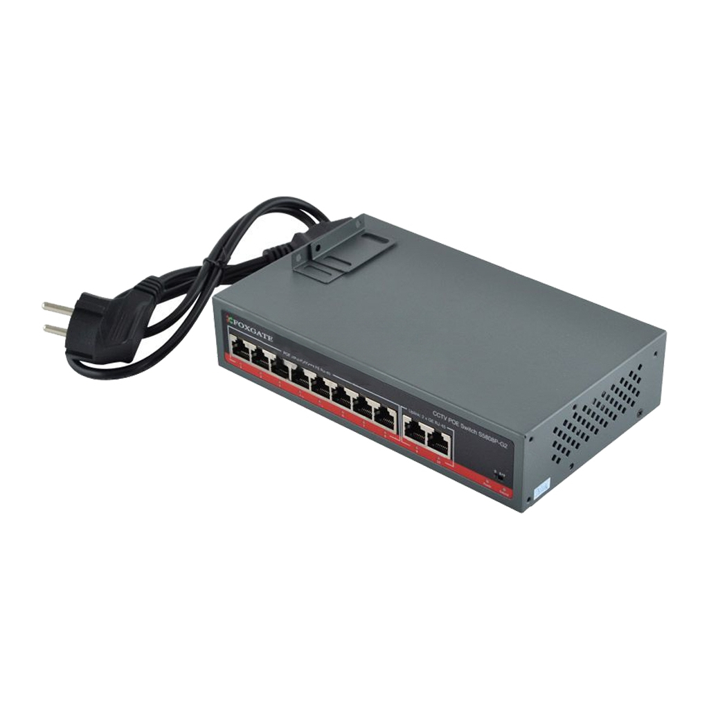 Комутатор мережевий FoxGate S5808P-G2 - зображення 4
