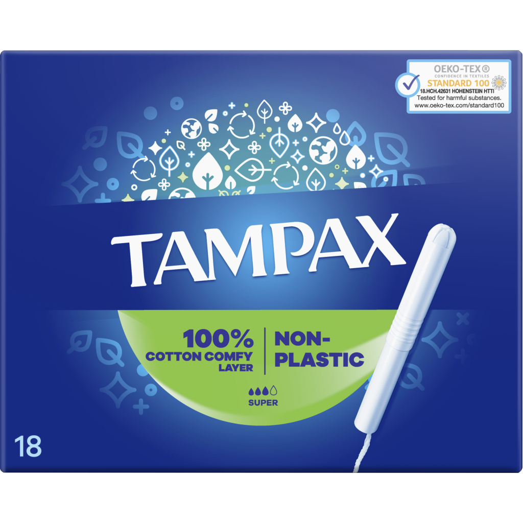 Тампони Tampax Super з аплікатором 18 шт. (8006540716625) - изображение 2