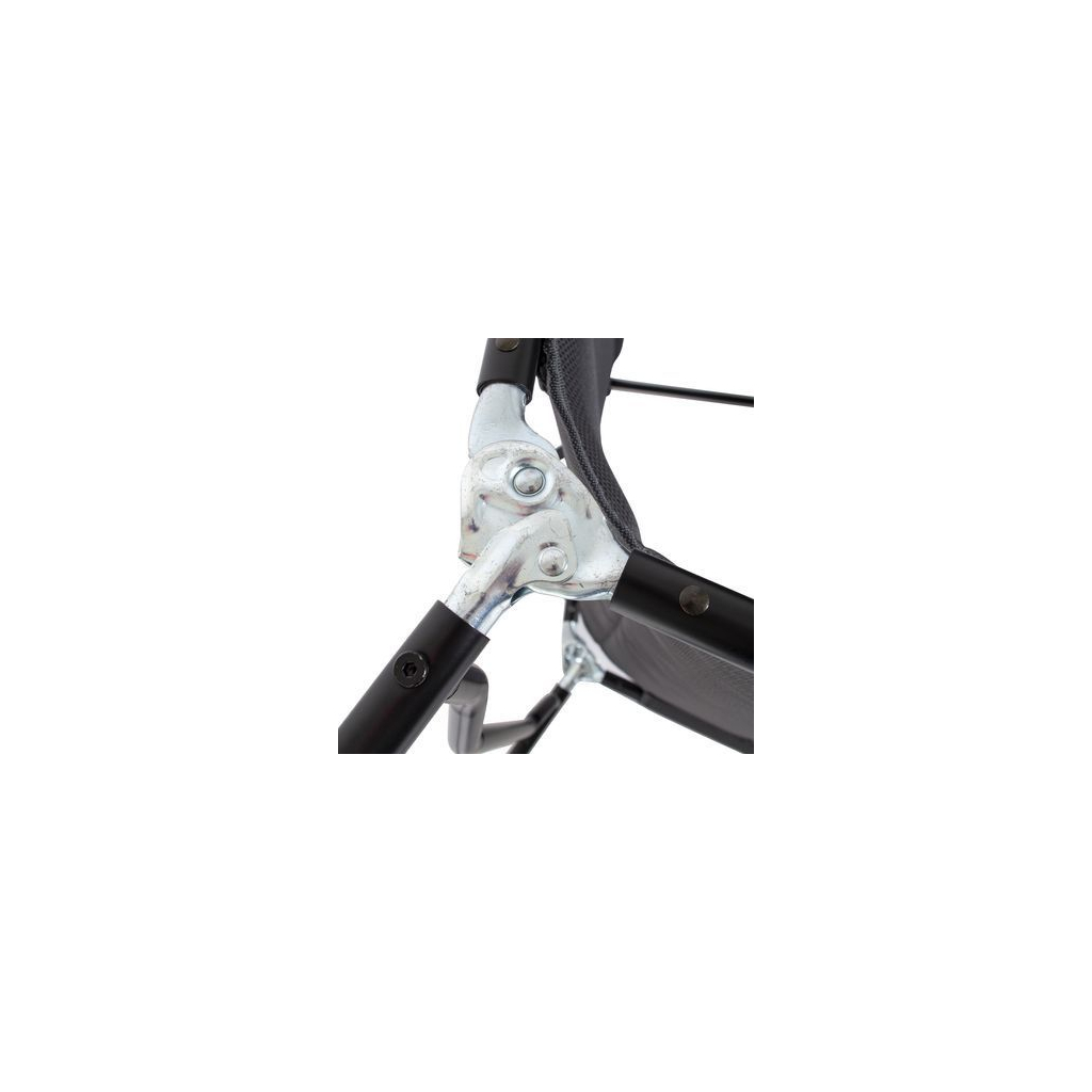 Розкладачка Bo-Camp Sun Lounger With Sunscreen 5 Positions Grey (1304492) (DAS303260) - зображення 6