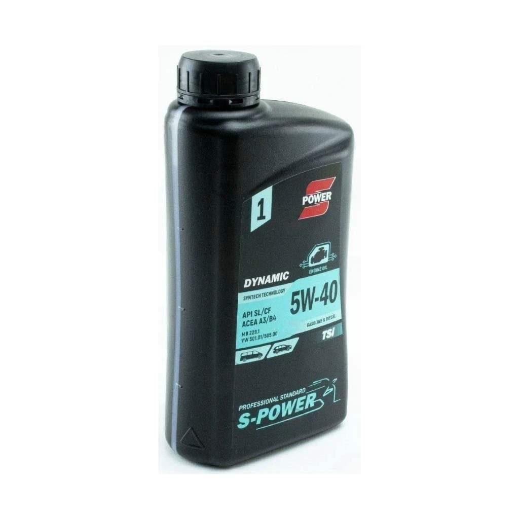 Моторна олива S-POWER DYNAMIC TSi 5W-40 1л - зображення 2