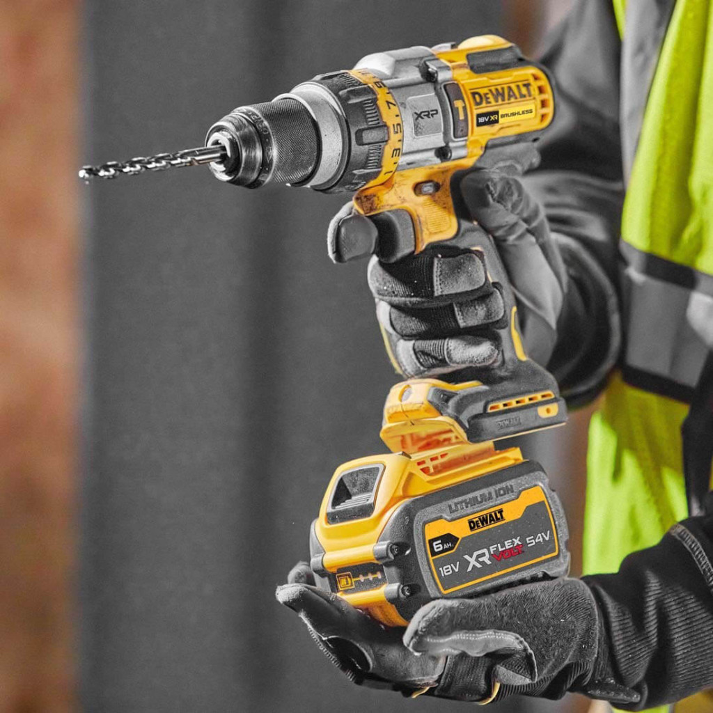 Шуруповерт DeWALT XR Li-Ion, 18 В, 126 Нм, 500-1500-2250 об/хв, TSTAK, (без АКБ та ЗП) (DCD999NT) - зображення 10