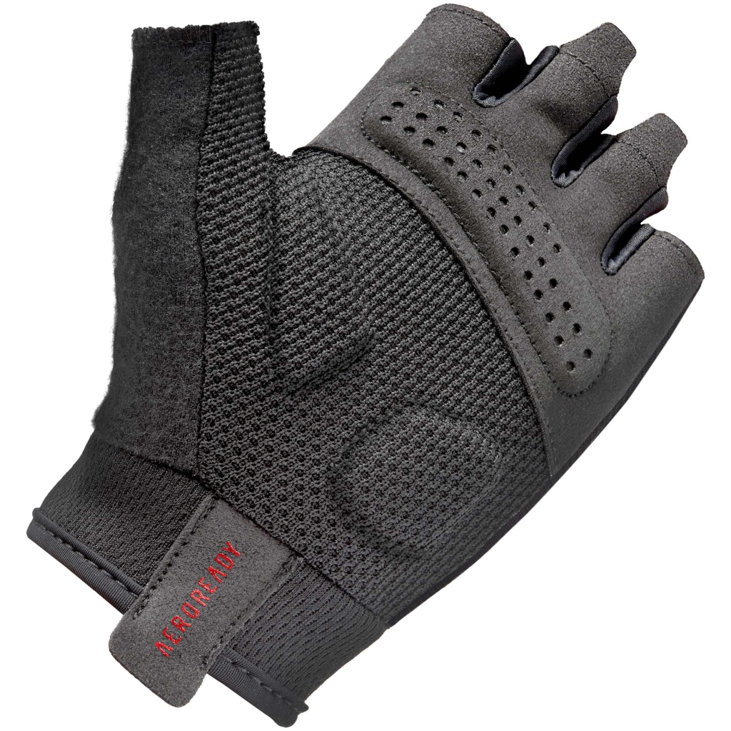 Рукавички для фітнесу Adidas Essential Training Gloves ADGB-15000RD чорний, червоний XS (885652027755) - зображення 2