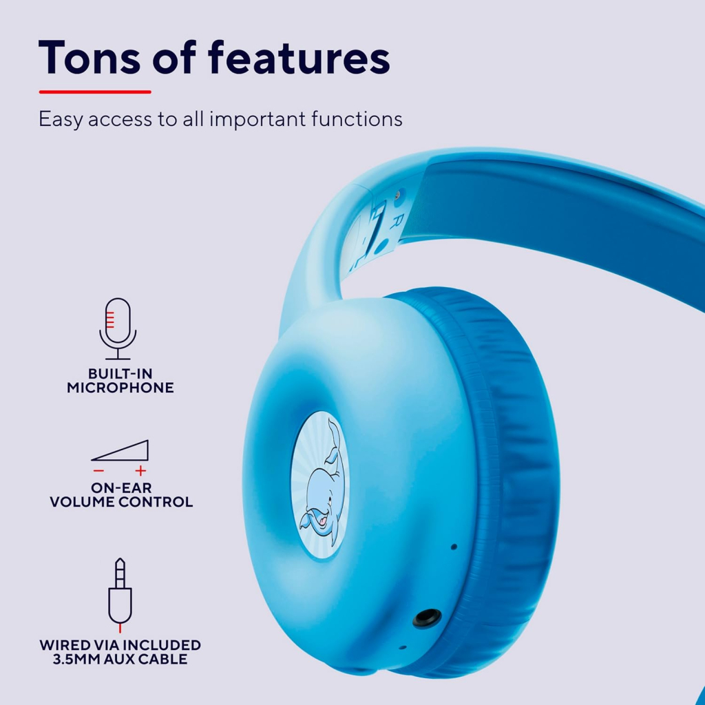 Навушники Trust Nouna Kids Wireless Blue (25275) - изображение 5