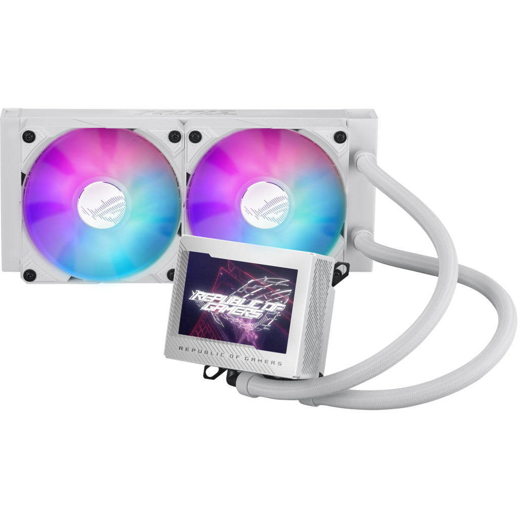 Система рідинного охолодження ASUS ROG Ryujin III 240 ARGB White Edition (90RC00K2-M0UAY0) - зображення 1